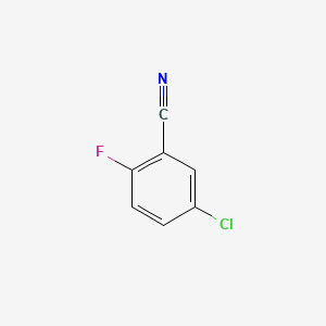 5-Chloro-2-fluorobenzonitrile chemical structure (CAS 57381-34-7)