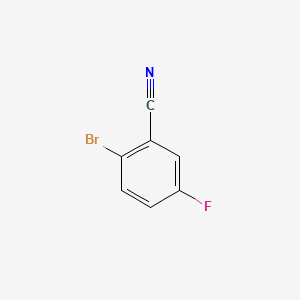 2-Bromo-5-fluorobenzonitrile chemical structure (CAS 57381-39-2)