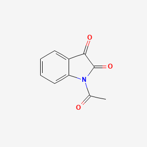 1-Acetylindoline-2,3-dione chemical structure (CAS 574-17-4)
