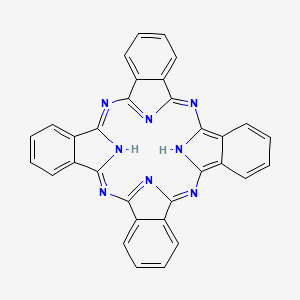 Phthalocyanine chemical structure (CAS 574-93-6)