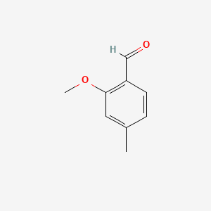 2-Methoxy-4-methylbenzaldehyde chemical structure (CAS 57415-35-7)