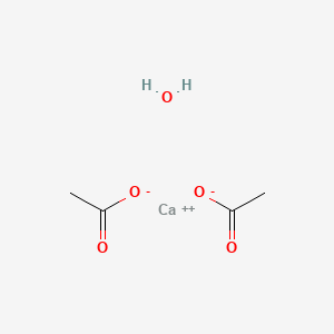 Calcium acetate hydrate chemical structure (CAS 5743-26-0)