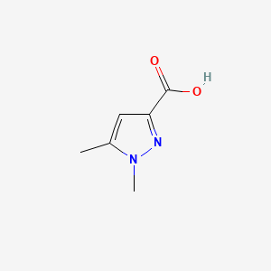 1,5-Dimethyl-1H-pyrazole-3-carboxylic acid chemical structure (CAS 5744-59-2)