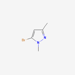 5-Bromo-1,3-dimethyl-1H-pyrazole chemical structure (CAS 5744-70-7)