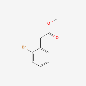 Methyl 2-(2-bromophenyl)acetate chemical structure (CAS 57486-69-8)