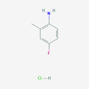 4-Fluoro-2-methylaniline hydrochloride chemical structure (CAS 57491-46-0)