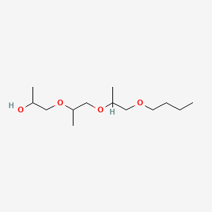 1-((1-((1-Butoxypropan-2-yl)oxy)propan-2-yl)oxy)propan-2-ol chemical structure (CAS 57499-93-1)