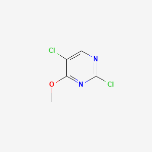 2,5-Dichloro-4-methoxypyrimidine chemical structure (CAS 5750-74-3)