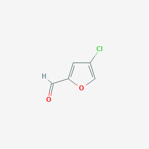 4-Chlorofuran-2-carbaldehyde chemical structure (CAS 57500-47-7)