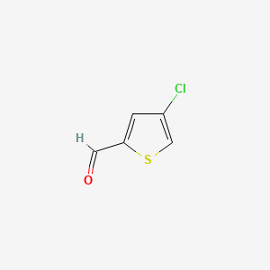 4-Chlorothiophene-2-carbaldehyde chemical structure (CAS 57500-51-3)
