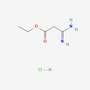 Ethyl 2-Amidinoacetate Hydrochloride chemical structure (CAS 57508-48-2)