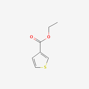 Ethyl thiophene-3-carboxylate chemical structure (CAS 5751-80-4)