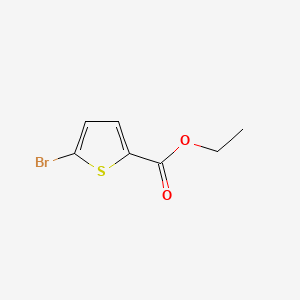Ethyl 5-bromothiophene-2-carboxylate chemical structure (CAS 5751-83-7)
