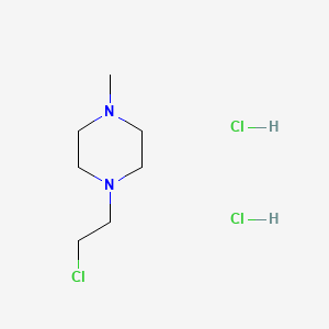 1-(2-Chloroethyl)-4-methylpiperazine dihydrochloride chemical structure (CAS 5753-26-4)