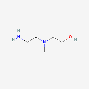 2-((2-Aminoethyl)(methyl)amino)ethanol chemical structure (CAS 5753-50-4)
