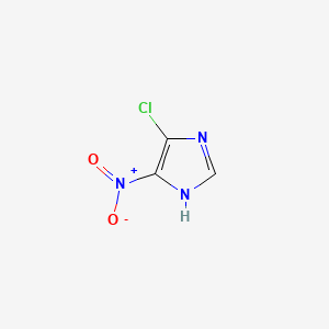 5-Chloro-4-nitro-1H-imidazole chemical structure (CAS 57531-38-1)