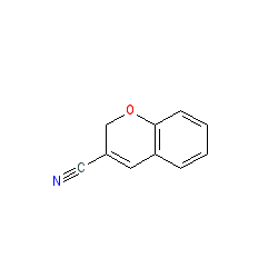 2H-Chromene-3-carbonitrile chemical structure (CAS 57543-66-5)