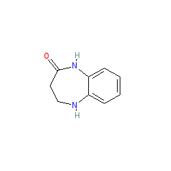 1,3,4,5-Tetrahydro-2H-1,5-benzodiazepin-2-one chemical structure (CAS 5755-07-7)