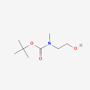tert-Butyl (2-hydroxyethyl)(methyl)carbamate chemical structure (CAS 57561-39-4)