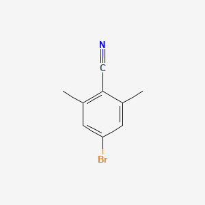 4-Bromo-2,6-dimethylbenzonitrile chemical structure (CAS 5757-66-4)