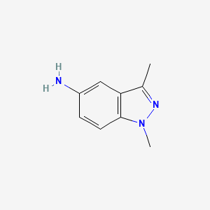 1,3-Dimethyl-1H-indazol-5-amine chemical structure (CAS 5757-85-7)