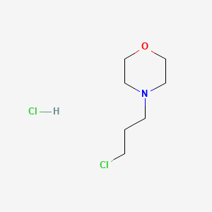 4-(3-Chloropropyl)morpholine hydrochloride chemical structure (CAS 57616-74-7)
