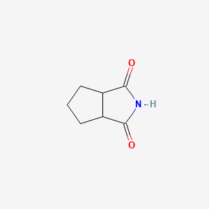 Tetrahydrocyclopenta[c]pyrrole-1,3(2H,3aH)-dione chemical structure (CAS 5763-44-0)