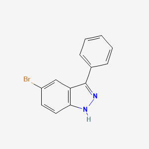 5-Bromo-3-phenyl-1H-indazole chemical structure (CAS 57639-16-4)