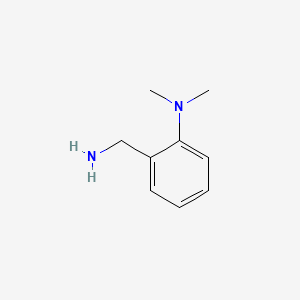 2-(Aminomethyl)-N,N-dimethylaniline chemical structure (CAS 57678-45-2)