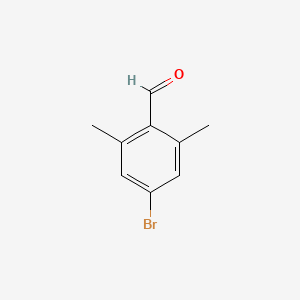 4-Bromo-2,6-dimethylbenzaldehyde chemical structure (CAS 5769-33-5)