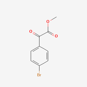 Methyl 2-(4-bromophenyl)-2-oxoacetate chemical structure (CAS 57699-28-2)