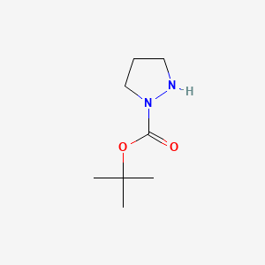 tert-Butyl pyrazolidine-1-carboxylate chemical structure (CAS 57699-91-9)