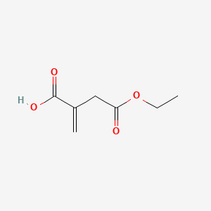 4-Ethoxy-2-methylene-4-oxobutanoic acid chemical structure (CAS 57718-07-7)