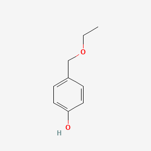 4-(Ethoxymethyl)phenol chemical structure (CAS 57726-26-8)