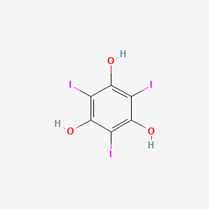 2,4,6-Triiodobenzene-1,3,5-triol chemical structure (CAS 57730-42-4)