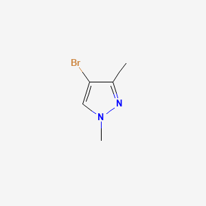 4-Bromo-1,3-dimethyl-1H-pyrazole chemical structure (CAS 5775-82-6)