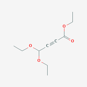 Ethyl 4,4-diethoxybut-2-ynoate chemical structure (CAS 5777-17-3)