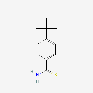 4-(tert-Butyl)benzothioamide chemical structure (CAS 57774-77-3)