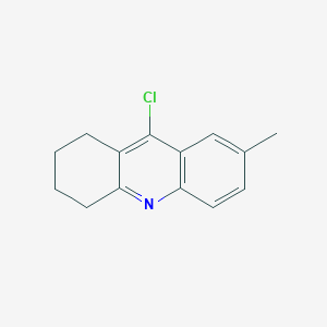 9-Chloro-7-methyl-1,2,3,4-tetrahydroacridine chemical structure (CAS 5778-62-1)