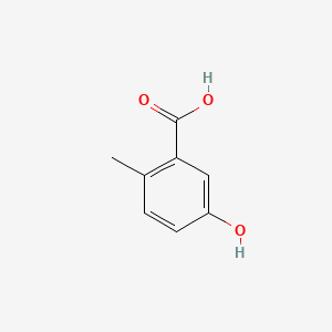 5-Hydroxy-2-methylbenzoic acid chemical structure (CAS 578-22-3)