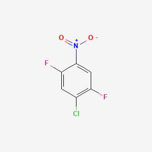 1-Chloro-2,5-difluoro-4-nitrobenzene chemical structure (CAS 578-28-9)