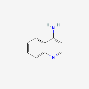4-Aminoquinoline chemical structure (CAS 578-68-7)