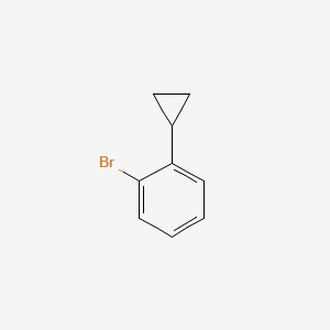 1-Bromo-2-cyclopropylbenzene chemical structure (CAS 57807-28-0)
