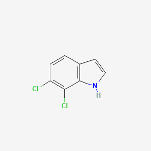 6,7-Dichloro-1H-indole chemical structure (CAS 57817-08-0)