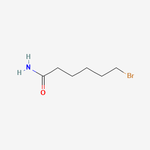 6-Bromohexanamide chemical structure (CAS 57817-55-7)