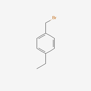 1-(Bromomethyl)-4-ethylbenzene chemical structure (CAS 57825-30-6)
