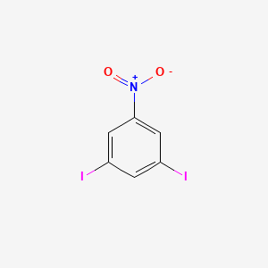 1,3-Diiodo-5-nitrobenzene chemical structure (CAS 57830-60-1)