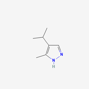 4-Isopropyl-3-methyl-1H-pyrazole chemical structure (CAS 57832-61-8)