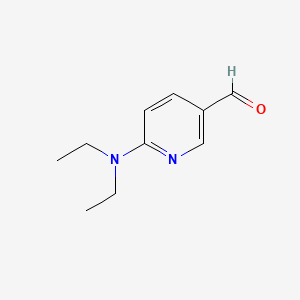6-(Diethylamino)nicotinaldehyde chemical structure (CAS 578726-67-7)