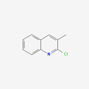 2-Chloro-3-methylquinoline chemical structure (CAS 57876-69-4)